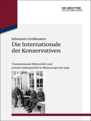 cover image of Die Internationale der Konservativen